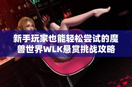 新手玩家也能輕松嘗試的魔獸世界WLK懸賞挑戰(zhàn)攻略