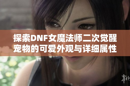 探索DNF女魔法師二次覺醒寵物的可愛外觀與詳細(xì)屬性