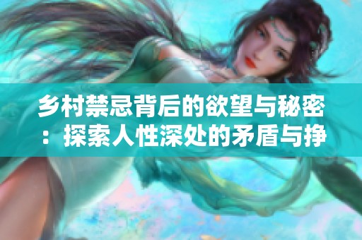 鄉(xiāng)村禁忌背后的欲望與秘密：探索人性深處的矛盾與掙扎