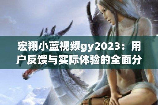 宏翔小藍(lán)視頻gy2023：用戶反饋與實(shí)際體驗(yàn)的全面分析