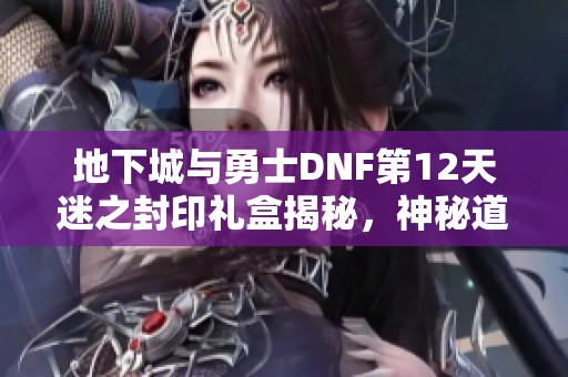 地下城與勇士DNF第12天迷之封印禮盒揭秘，神秘道具及珍稀獎勵全面解析